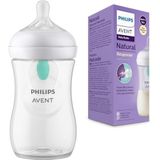 Philips Avent Natural Response-babyfles - Babymelkfles van 260 ml met AirFree-opening, BPA-vrij, voor pasgeboren baby's van 1 maand of ouder (model SCY673/01)