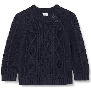 Petit Bateau Baby jongens A08A5 trui, blauw smoking, 6 maanden, blauw smoking, 6 Maanden