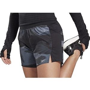 Reebok RE 5 IN Short-AOP Shorts, Dames, Zwart, XL