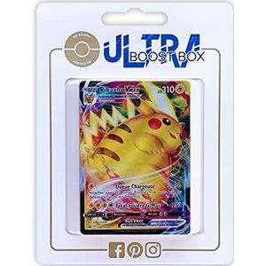 Pikachu VMAX SWSH286 - Ultraboost X Epée et Bouclier 12.5 Zénith Suprême - Doos met 10 Franse Pokemon kaarten