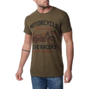 HOPENLIFE Born T-shirt voor heren, Kaki, S