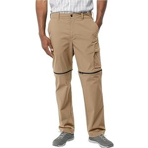 Broek Jack Wolfskin Men Wanderthirst Zip Pants Sand Storm