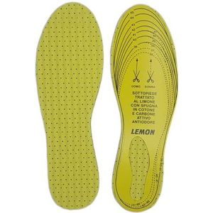 Jumbo 085/B2, inlegzool Lemon Bl 2 paar unisex - volwassenen, meerkleurig, eenheidsmaat, Veelkleurig, Eén maat