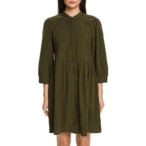 ESPRIT corduroy mini-jurk, khaki (dark khaki), 34