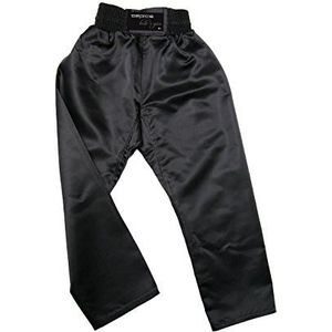 DEPICE Unisex - Satijnen broek trainingspak voor volwassenen, zwart, 140cm