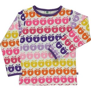 T-shirt LS. Mini Retro Apples, Sea Pink, 3-4 jaar