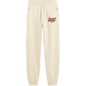 AMERICAN COLLEGE USA Joggingbroek chino's sport warme kleding unisex mannen en vrouwen casual model ACJOGW1 Beige XXL, Beige, XXL