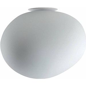 Foscarini Gregg wandlamp, Media, E27, 150 watt, wit, aluminium