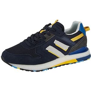 Lumberjack Warner gymschoenen voor heren, marineblauw/bloesem, 42 EU, Navy Blue Bluette, 42 EU