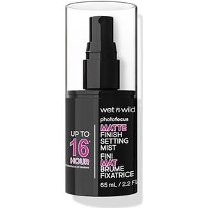 Wet n Wild Photo Focus Matte Finish Setting Mist, Make-up Setting Spray verrijkt met vitamine B5 en E, Lichtgewicht Formule, 24 Uur Langdurige Fixatiespray