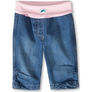 Sanetta Baby - meisjes jeans hoge tailleband 112148, blauw (9170), 74 cm