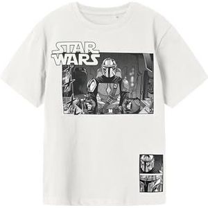 NAME IT Nkmallan Starwars Ss Nreg Top Box Bfu, cloud dancer, 134-140