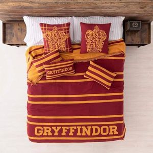 BELUM | Harry Potter deken, 230 x 260 Griffoendor huisdeken, Harry Potter deken, Harry Potter beddeken, alle soorten toepassingen Harrry Potter-deken