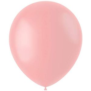 Folat - Ballonnen Powder Pink Mat 33cm - 100 stuks