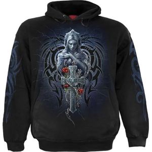 Spiral - Grieving Angel - Hoody Zwart, Zwart, S