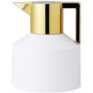 Normann Copenhagen 251551 Geo thermoskan, wit-goud, 1 l