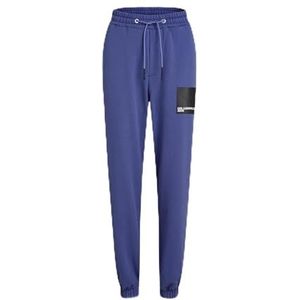 Karl Lagerfeld Jeans, Dames, Box Logo Sweatpant, Regular Fit, Blauw, XS