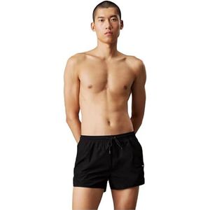 Calvin Klein - SHORT RUNNER - Boardshorts - Zwart