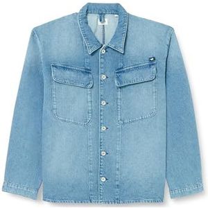 MUSTANG Style Uniseks jas, middenblauw 581, XL