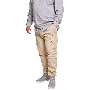 Urban Classics Cargobroek voor heren, casual cargobroek voor mannen, verkrijgbaar in vele kleurvarianten, maten XS - 5XL, zand, XXL