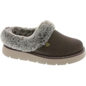 Skechers Keepsakes Lite-Cozy Blend Slipper voor dames, Chocolade, 6.5