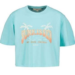 Garcia Kids T-shirt met korte mouwen, zeeblauw, maat 128/134, Sea Crystal, 128 cm
