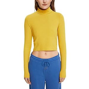 edc by ESPRIT T-shirt voor dames, 765/Dusty Yellow, XXL