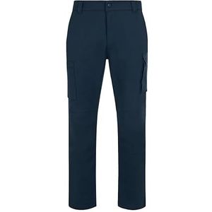 VELILLA 103030X Arrow; broek 4 Xtreme met meerdere zakken, petrolblauw, maat S, Blauw olie, S Slim Largo