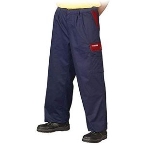 Reis Spfgc_60 Forest beschermende broek, donkerblauw-donkerrood, maat 60