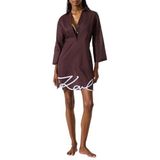 Karl Lagerfeld, Karl DNA Signature Beach Dress, Fudge, XS, bruin, XS