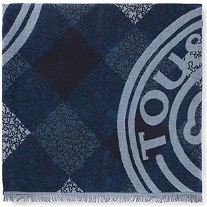 TOUS 2001664033 Fashion Scarf, Blauw, 200 x 75 cm, Unisex