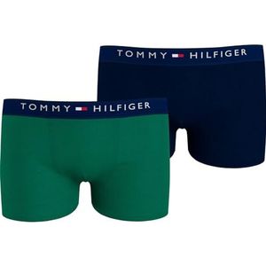 Tommy Hilfiger Jongens 2P Trunk Nouveau Groen/Des Sky 4 Jaar, Nouveau Groen/Des Sky, 4-5 jaar