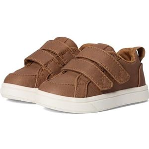TOMS Cruz dubbele riem Sneaker, Toffee Microsuede, 9 UK Kind, Toffee Microsuede, 9 UK Child