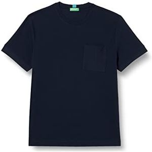 United Colors of Benetton T-shirt 3JWNU104Y, donkerblauw 016, XS heren, donkerblauw 016, XS