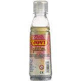 Jovi - Glittertempera, Fles van 250 ml, Zilverkleur, Glitterverf, Op basis van natuurlijke ingrediënten, Gemakkelijk te wassen, Glutenvrij, Ideaal voor schoolgebruik (51737)