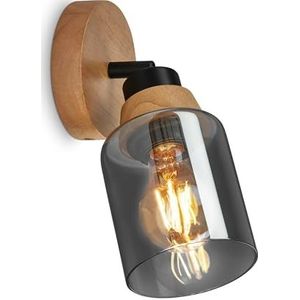 BRILONER - Leeslamp, binnenlamp, lamp, binnenwandlamp, draaibaar, woonkamerlamp, zwart