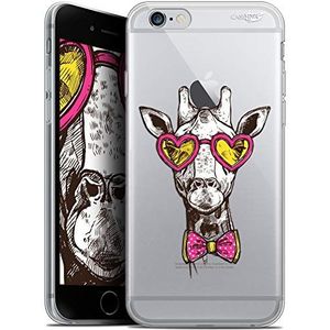 Beschermhoesje voor Apple iPhone 6/6S, ultradun, motief: Hipster Giraffe