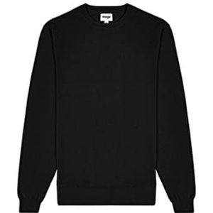 Wrangler Herensweater met ronde hals, zwart, S