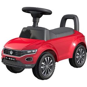 TURBO CHALLENGE - T-ROC Volkswagen - Loopwagen - 119118 - Vrijloopwielen - Rood - Max 25 kg - Plastic - Batterijen niet inbegrepen - Kinder speelgoed - Cadeau - Vanaf 12 maanden