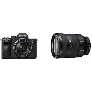 Sony Alpha 7 IV Mirrorless Full-Frame Kit 33MP met Lens 28-70mm F3.5-5.6 (ILCE7M4B + SEL2870) & SEL24105G 24-105mm F4-lens met Volledige Beeldbevestiging met E-bevestiging