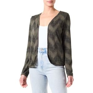 ONLY Onltora Ls Cardigan Cs JRS gebreide jas voor dames, Winter Moss/Aop: wild zebra/zwart, XS