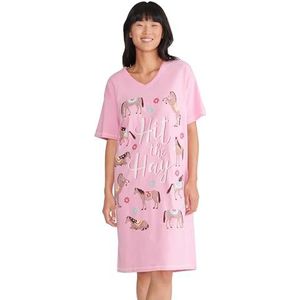 Hatley dames slaapshirt nachthemd, hit the hooi, One size