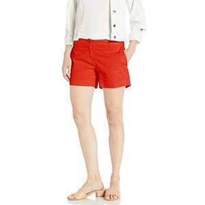 Nautica Women's Comfort Tailored Stretch Cotton Solid Short