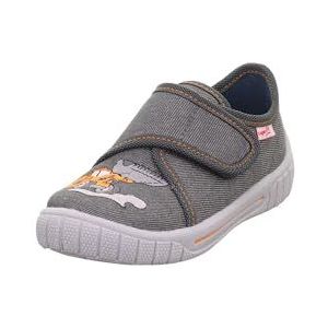 Superfit Jungen BILL Hausschuhe, GRAU/ORANGE 2050