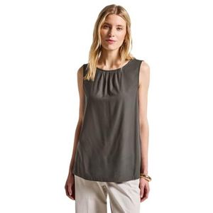Street One - Blousetop - Bruin - Mouwloos - Viscose