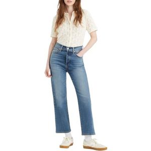 Levi's dames Jeans Ribcage Straight Ankle, Ontgrendelbare knop, 23W / 27L