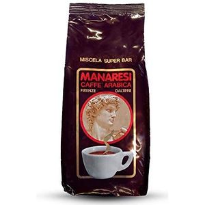 Manaresi - Italian Koffiebonen BROWN BAR Selectie | De authentieke Italiaanse espresso sinds 1898 | 1kg