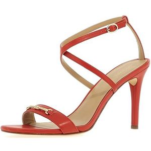 Michael Kors Lena Heeled Damessandalen, Burnt Sienna, 36.5 EU