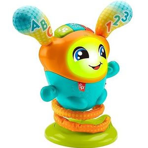 Fisher-Price DJ Bouncin' Beats DUITSE versie, babyspeelgoed 12+ maanden, sensorisch babyspeelgoed voor 1 jaar oud 9-36m, HJP94