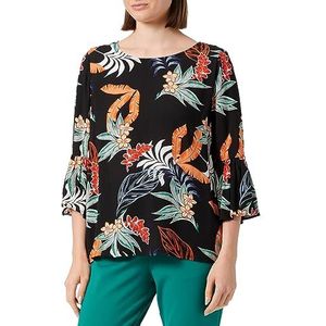 Sidona Blouseshirt voor dames, Zwart meerkleurig., L